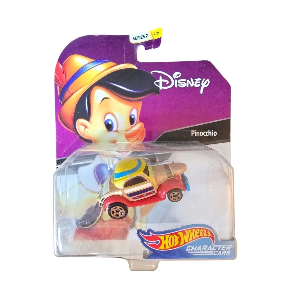 2017 Hot Wheels Disney Character Car Pinocchio Series 2 Die-Cast 1:64 Scale  NEW